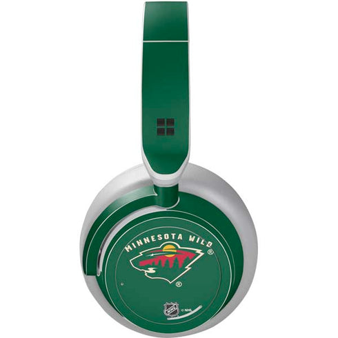 NHL Minnesota Wild Solid Background Surface Headphones Skin