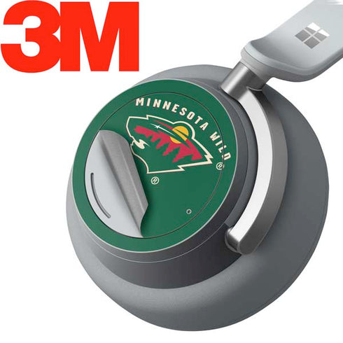 NHL Minnesota Wild Solid Background Surface Headphones Skin