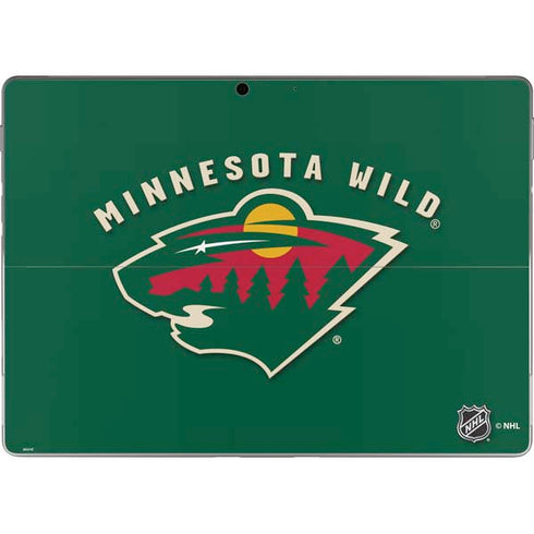 NHL Minnesota Wild Solid Background Surface Pro 8 Skin