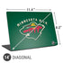 NHL Minnesota Wild Solid Background Universal Laptop 14in (11.4 x 8.2in) Skin