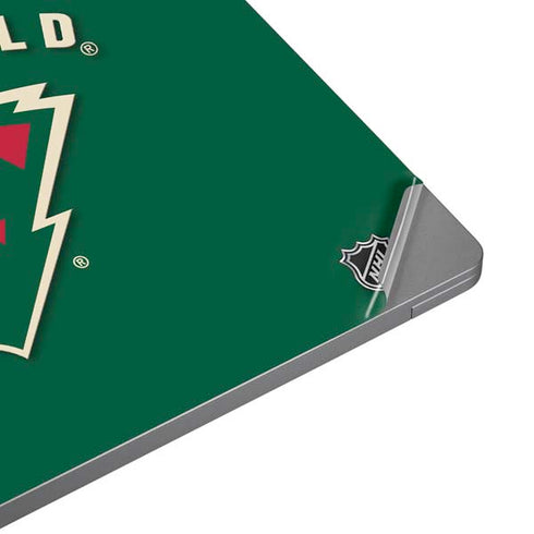 NHL Minnesota Wild Solid Background Universal Laptop 16.6in (13.4 x 9.7in) Skin