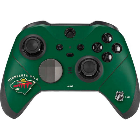 NHL Minnesota Wild Solid Background Xbox Elite Wireless Controller Series 2 Skin