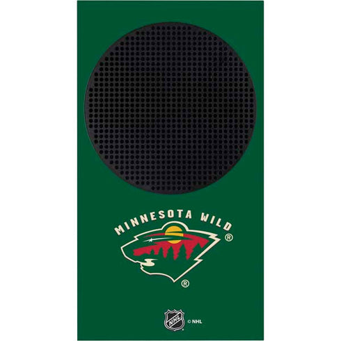 NHL Minnesota Wild Solid Background Xbox Series S Console Skin