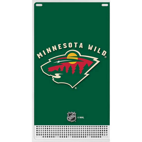 NHL Minnesota Wild Solid Background Xbox Series S Console Skin