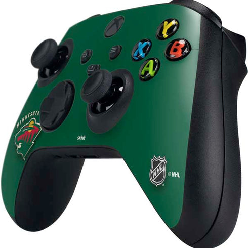 NHL Minnesota Wild Solid Background Xbox Series X Controller Skin