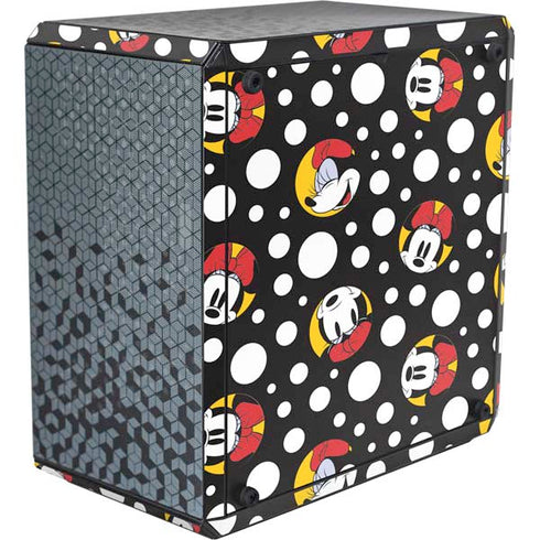 Disney Minnie Mouse Bubbles Face Pattern Cooler Master MasterBox Q300L Mini Tower Skin