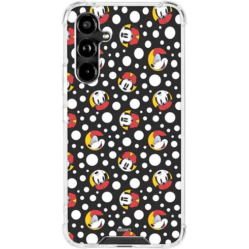 Disney Minnie Mouse Bubbles Face Pattern Galaxy A54 5G Clear Case