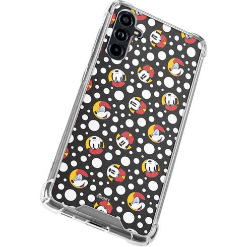 Disney Minnie Mouse Bubbles Face Pattern Galaxy A54 5G Clear Case