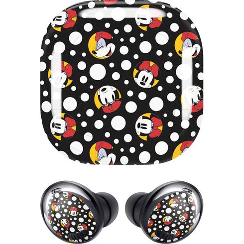 Disney Minnie Mouse Bubbles Face Pattern Galaxy Buds Pro Skin