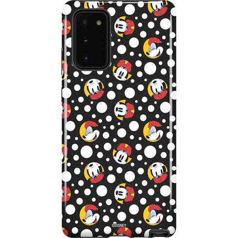 Disney Minnie Mouse Bubbles Face Pattern Galaxy Note20 5G Pro Case