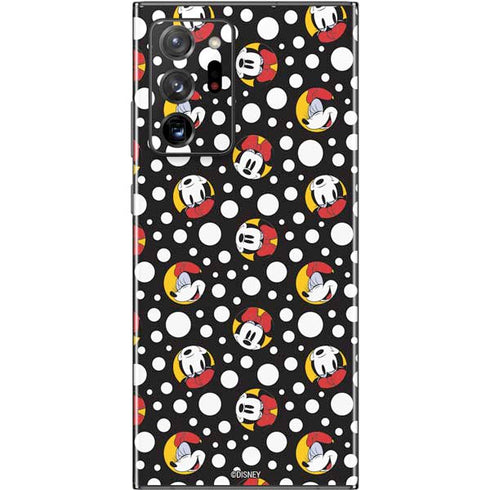 Disney Minnie Mouse Bubbles Face Pattern Galaxy Note20 Ultra 5G Skin