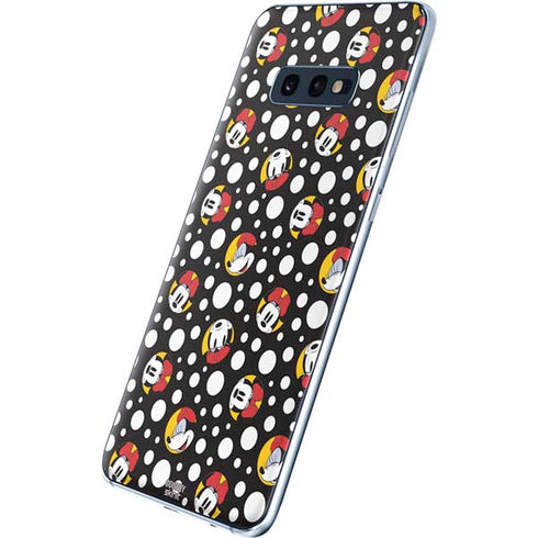 Disney Minnie Mouse Bubbles Face Pattern Galaxy S10e Skin