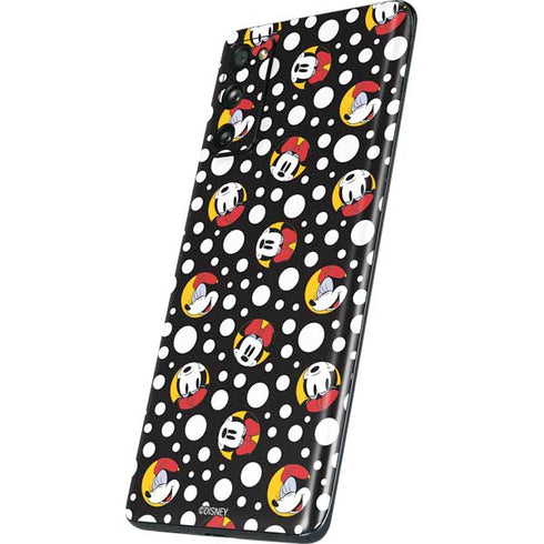 Disney Minnie Mouse Bubbles Face Pattern Galaxy S20 Fan Edition Skin