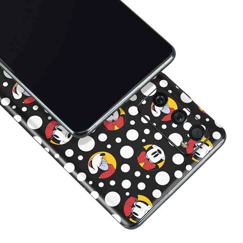 Disney Minnie Mouse Bubbles Face Pattern Galaxy S20 Fan Edition Skin