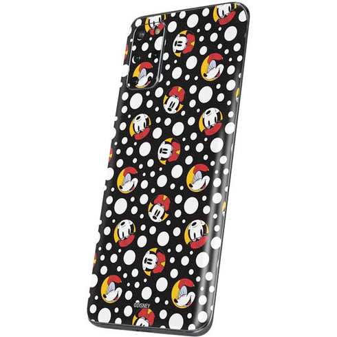 Disney Minnie Mouse Bubbles Face Pattern Galaxy S20 Plus Skin