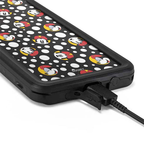 Disney Minnie Mouse Bubbles Face Pattern Galaxy S20 Plus Waterproof Case