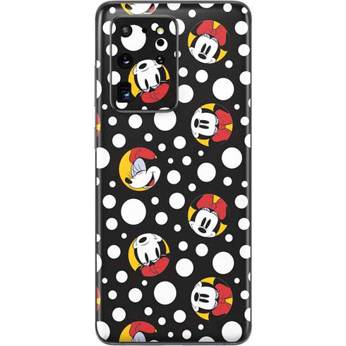 Disney Minnie Mouse Bubbles Face Pattern Galaxy S20 Ultra 5G Skin