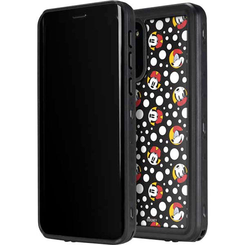 Disney Minnie Mouse Bubbles Face Pattern Galaxy S20 Waterproof Case