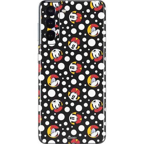Disney Minnie Mouse Bubbles Face Pattern Galaxy S21 5G Skin