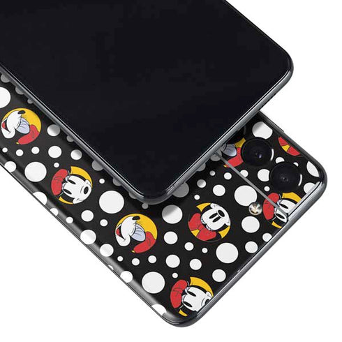 Disney Minnie Mouse Bubbles Face Pattern Galaxy S21 5G Skin