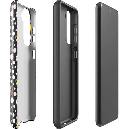 Disney Minnie Mouse Bubbles Face Pattern Galaxy S21 Plus 5G Pro Case
