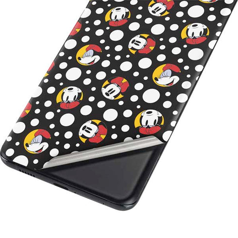 Disney Minnie Mouse Bubbles Face Pattern Galaxy S21 Plus 5G Skin