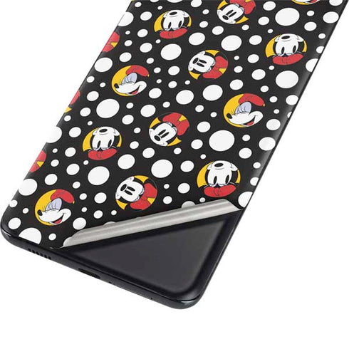Disney Minnie Mouse Bubbles Face Pattern Galaxy S21 Ultra 5G Skin