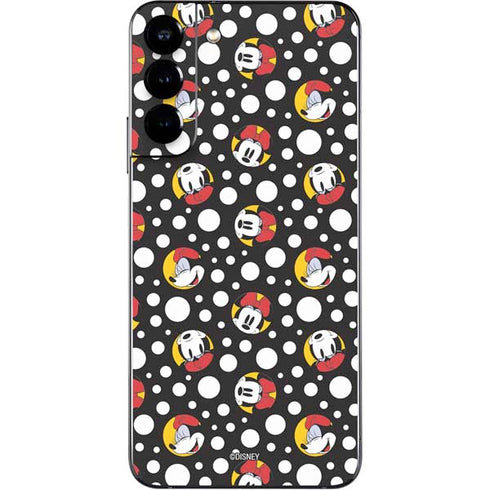 Disney Minnie Mouse Bubbles Face Pattern Galaxy S22 Plus Skin