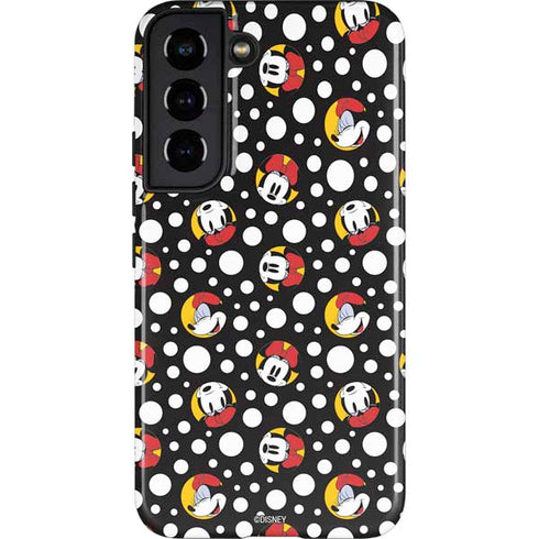 Disney Minnie Mouse Bubbles Face Pattern Galaxy S22 Pro Case