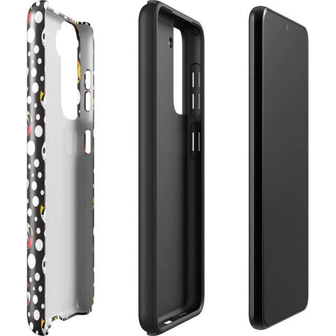 Disney Minnie Mouse Bubbles Face Pattern Galaxy S22 Pro Case