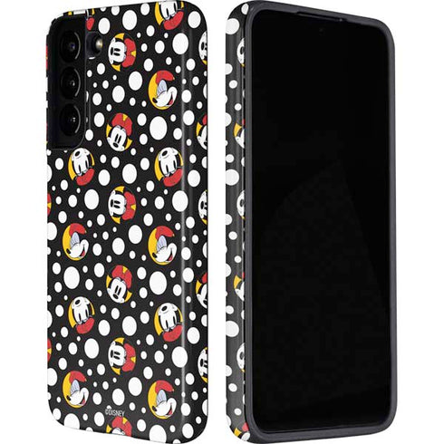 Disney Minnie Mouse Bubbles Face Pattern Galaxy S22 Pro Case