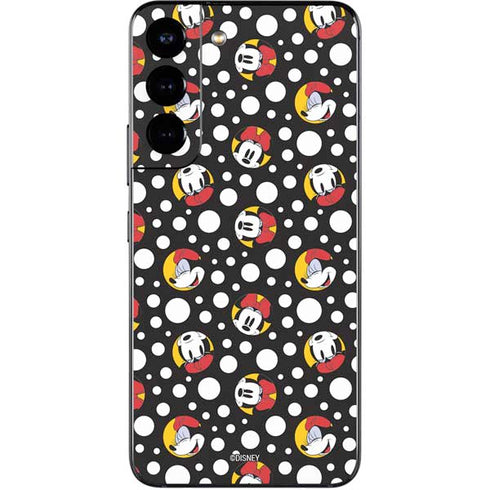 Disney Minnie Mouse Bubbles Face Pattern Galaxy S22 Skin