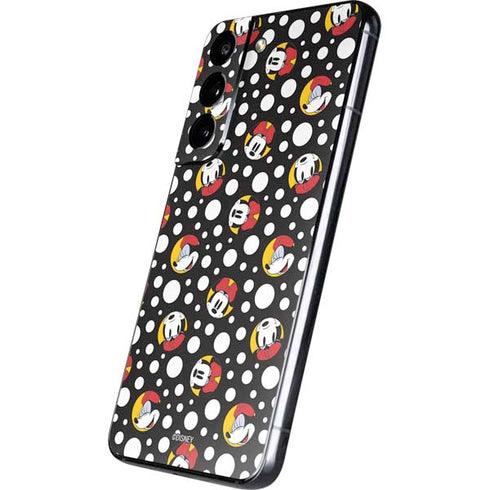 Disney Minnie Mouse Bubbles Face Pattern Galaxy S22 Skin