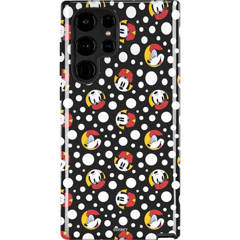 Disney Minnie Mouse Bubbles Face Pattern Galaxy S22 Ultra Pro Case