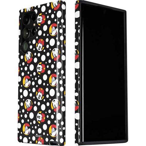 Disney Minnie Mouse Bubbles Face Pattern Galaxy S22 Ultra Pro Case
