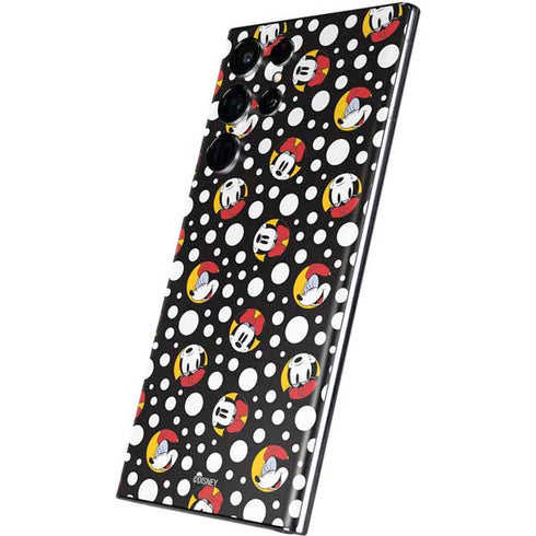 Disney Minnie Mouse Bubbles Face Pattern Galaxy S22 Ultra Skin