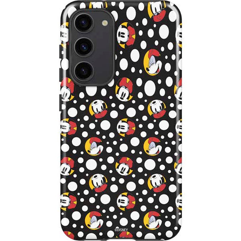 Disney Minnie Mouse Bubbles Face Pattern Galaxy S23 Plus Pro Case