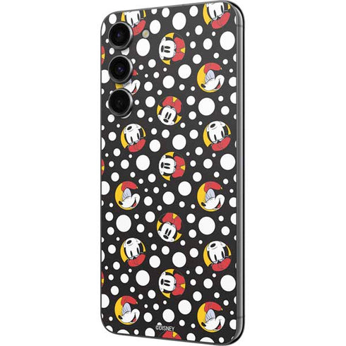 Disney Minnie Mouse Bubbles Face Pattern Galaxy S23 Plus Skin