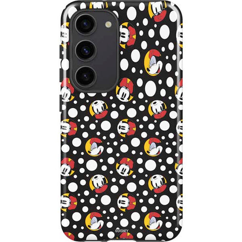 Disney Minnie Mouse Bubbles Face Pattern Galaxy S23 Pro Case