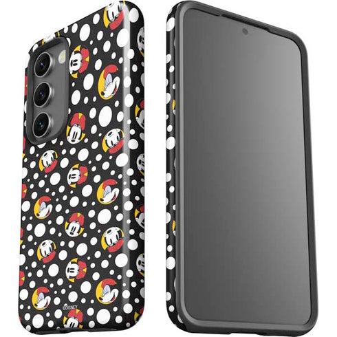 Disney Minnie Mouse Bubbles Face Pattern Galaxy S23 Pro Case
