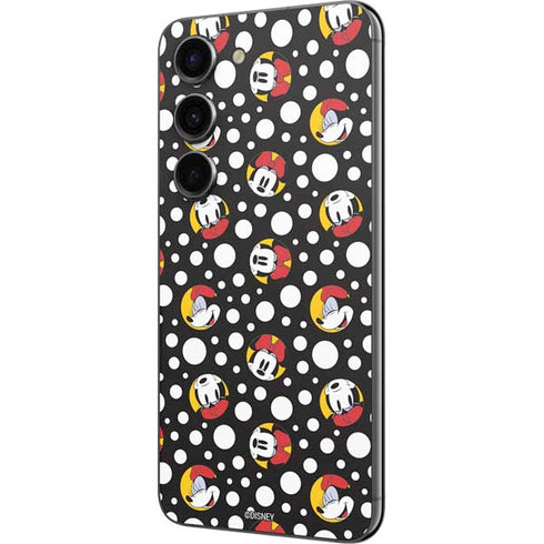 Disney Minnie Mouse Bubbles Face Pattern Galaxy S23 Skin