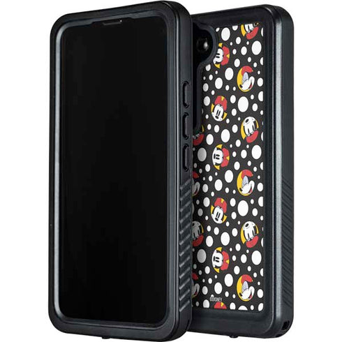 Disney Minnie Mouse Bubbles Face Pattern Galaxy S23 Waterproof Case