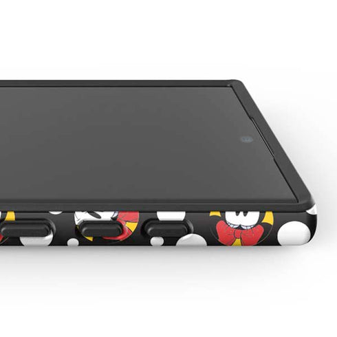 Disney Minnie Mouse Bubbles Face Pattern Galaxy S24 Ultra Impact Case