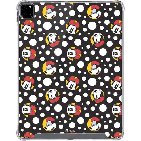 Disney Minnie Mouse Bubbles Face Pattern iPad Pro 12.9in (2020) Clear Case