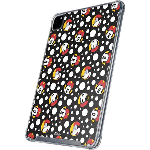 Disney Minnie Mouse Bubbles Face Pattern iPad Pro 12.9in (2020) Clear Case