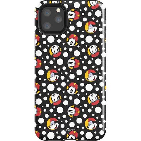 Disney Minnie Mouse Bubbles Face Pattern iPhone 11 Pro Max Impact Case