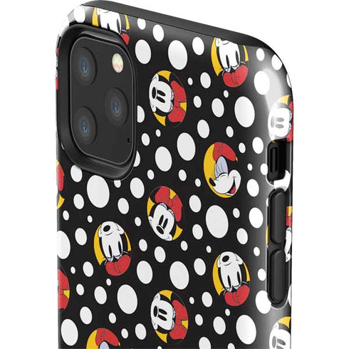 Disney Minnie Mouse Bubbles Face Pattern iPhone 11 Pro Max Impact Case