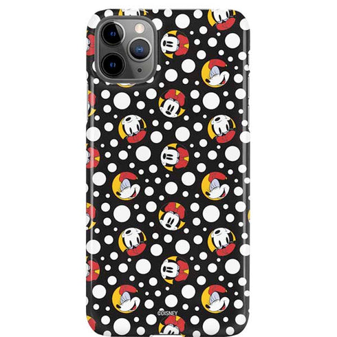 Disney Minnie Mouse Bubbles Face Pattern iPhone 11 Pro Max Lite Case