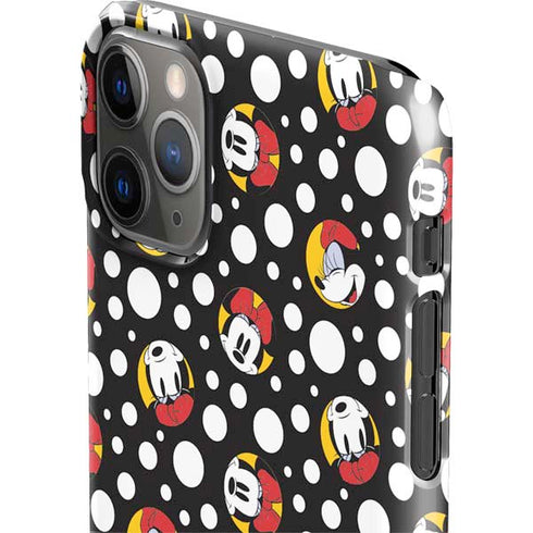 Disney Minnie Mouse Bubbles Face Pattern iPhone 11 Pro Max Lite Case