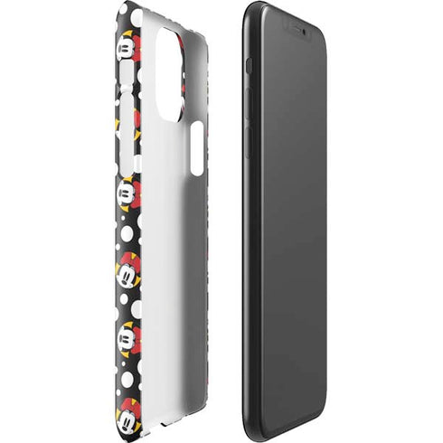 Disney Minnie Mouse Bubbles Face Pattern iPhone 11 Pro Max Lite Case